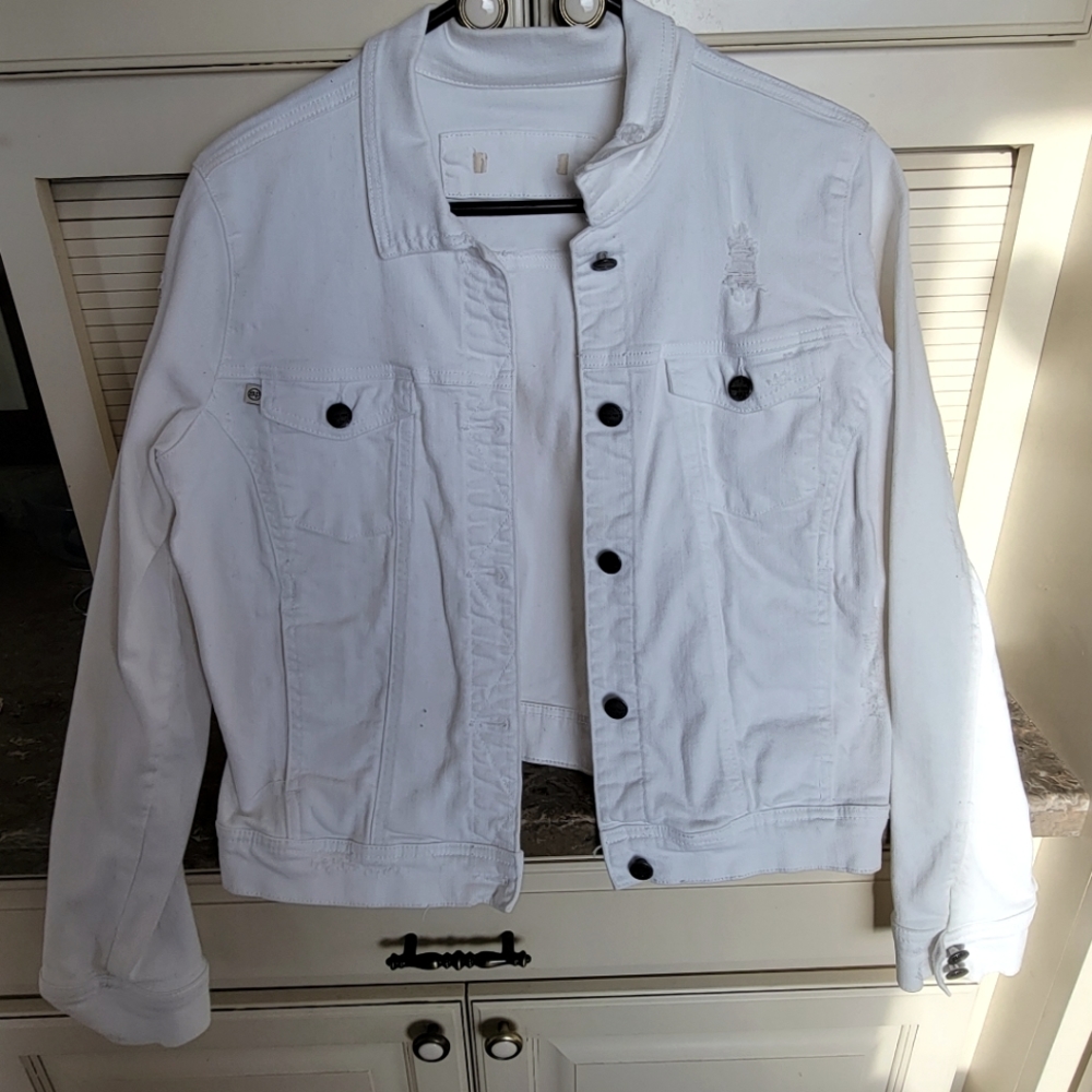 Sneak Peak distressed jacket